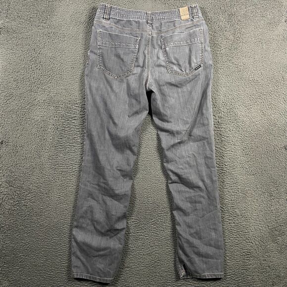 Prana Jeans Mens 32x34 Gray Bridger Slim Fit Dark Wash Denim Stretch Outdoor - Picture 8 of 16